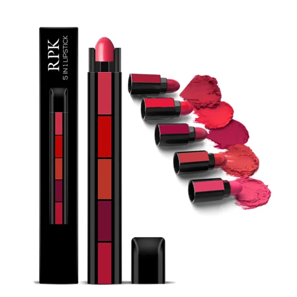 5 in 1 Lipstick Matte Waterproof